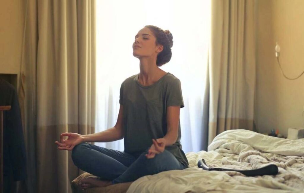 meditate sleep faster